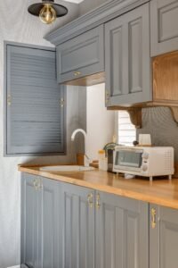 finishing undersides of kitchen cabinets
